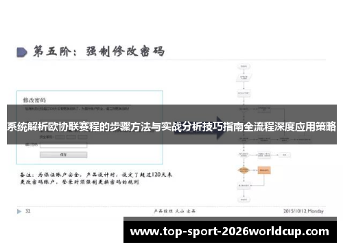 系统解析欧协联赛程的步骤方法与实战分析技巧指南全流程深度应用策略